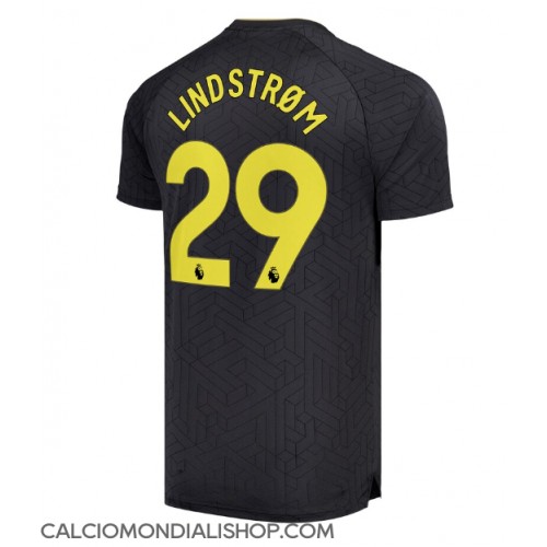 Maglie da calcio Everton Jesper Lindstrom #29 Seconda Maglia 2024-25 Manica Corta